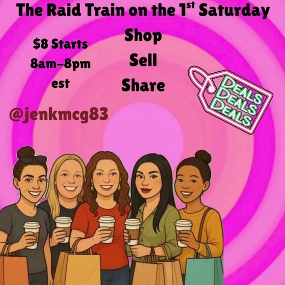 Shop, Sell & Share Train on Saturday $8 Starts - Picture 1 of 7